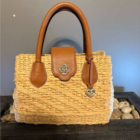 Brighton Handbags - Brighton Dune Straw Satchel